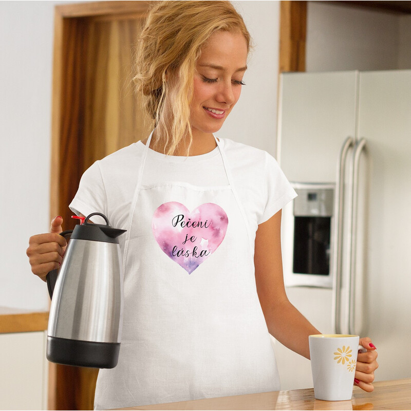Zástěra "Pečení je láska"