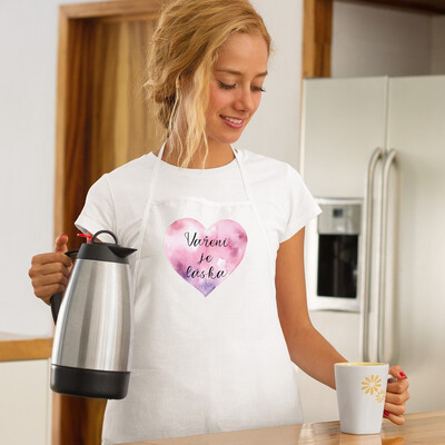 Zástěra "Vaření je láska"