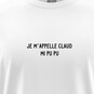 Pánská trička "Je m'appelle Claude"