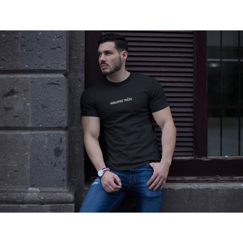 Bavlněné pánské tričko "Je to rebel"