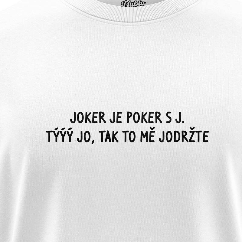 Pánská trička "Joker je poker s J"