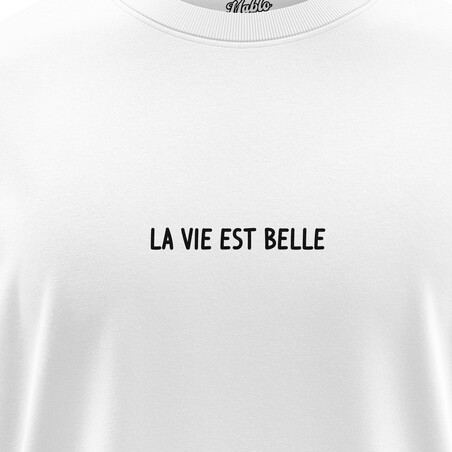 Pánská trička "La vie est belle"