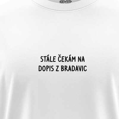 Pánská trička "Stále čekám na dopis"