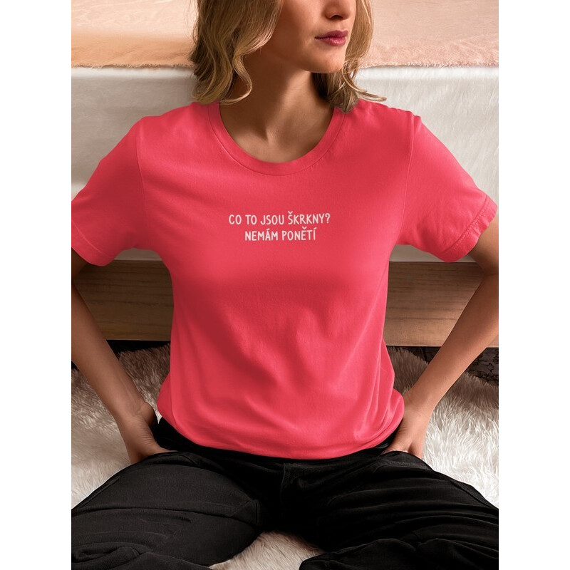 Bavlněné dámské tričko "Be kind"