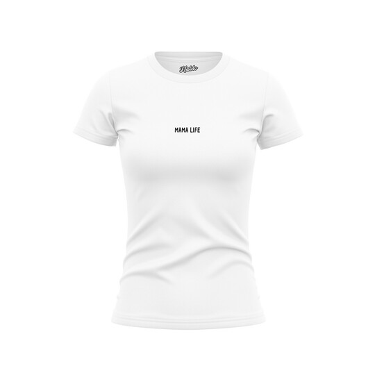 Bavlněné dámské tričko "Mama life"