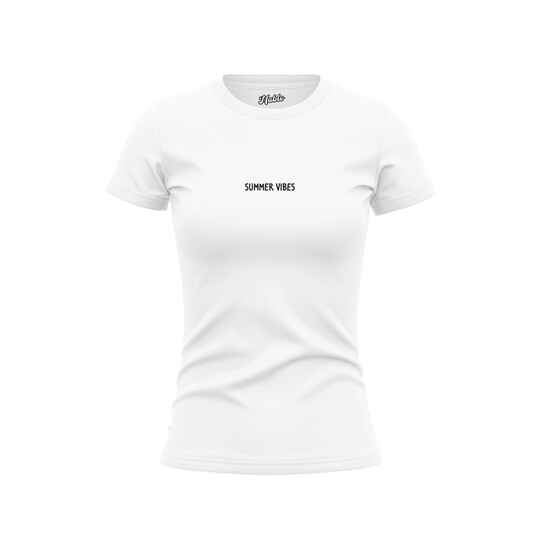 Bavlněné dámské tričko "Summer vibes"