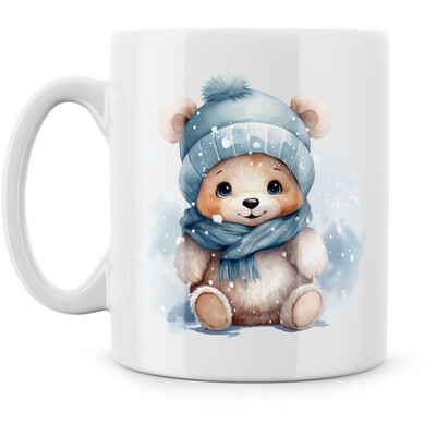 Hrnek "Medvídek v čepici"