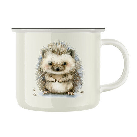 Keramický retro hrnek "Ježek"