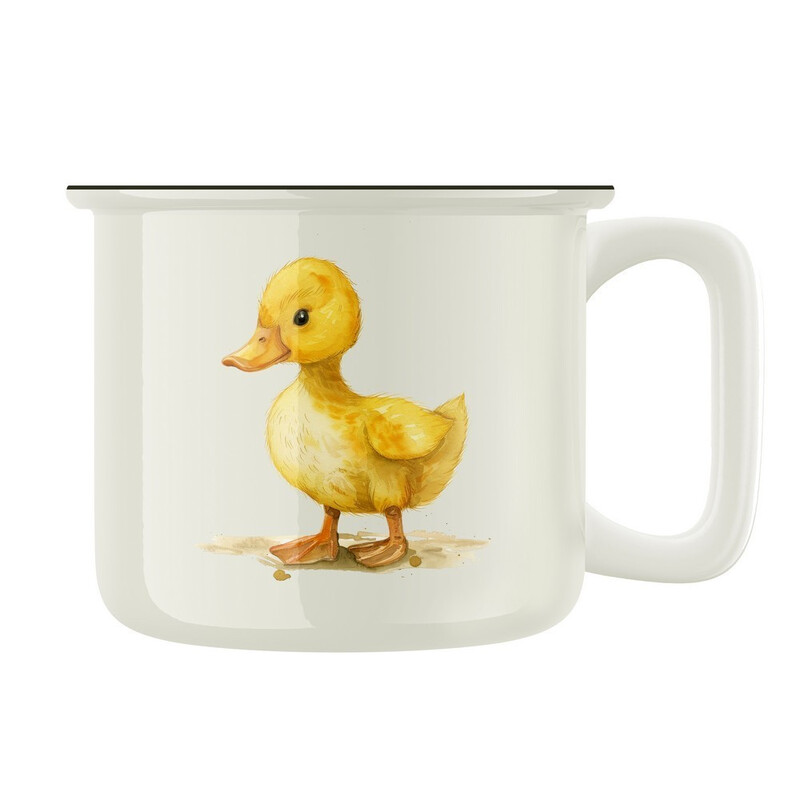 Keramický retro hrnek "Kačenka"