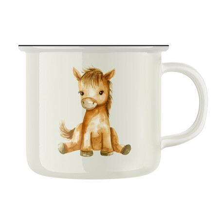 Keramický retro hrnek "Poník"