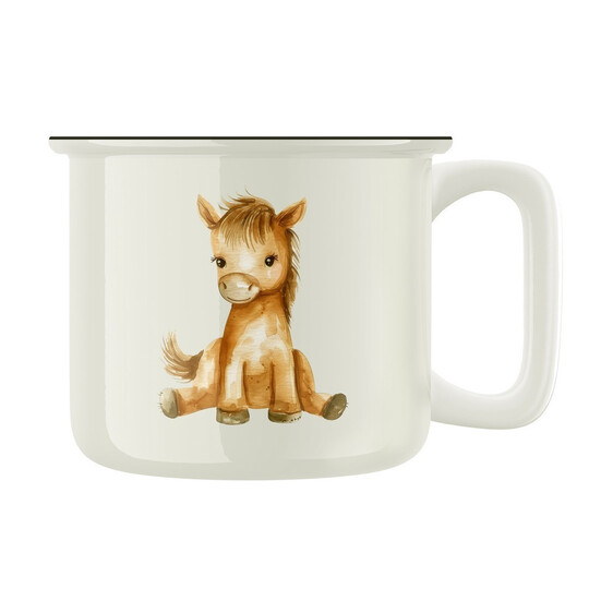 Keramický retro hrnek "Poník"