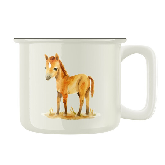 Keramický retro hrnek "Poník"