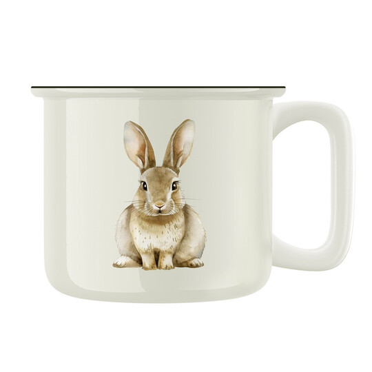 Keramický retro hrnek "Králíček"