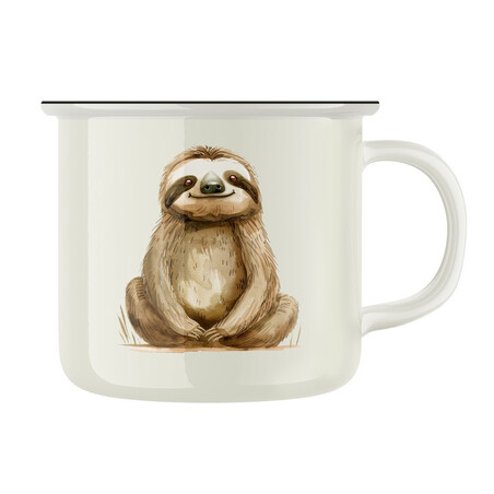 Keramický retro hrnek "Lenochod"