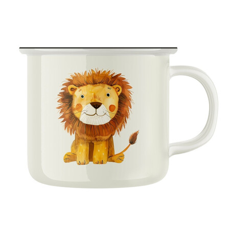 Keramický retro hrnek "Lvíček"