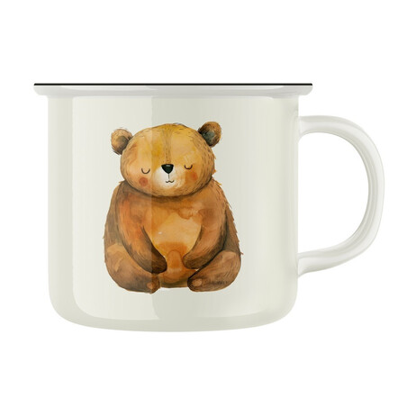 Keramický retro hrnek "Méďa"