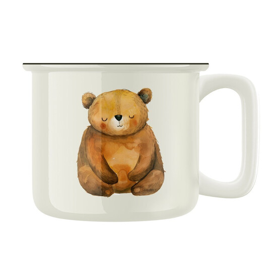 Keramický retro hrnek "Méďa"