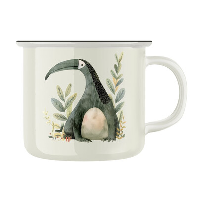 Keramický retro hrnek "Mravenečník"