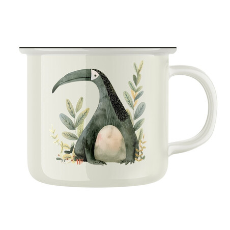 Keramický retro hrnek "Mravenečník"