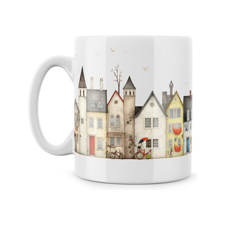 Hrnek "Městečko naivní umění"