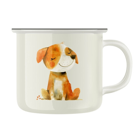 Keramický retro hrnek "Pejsek"