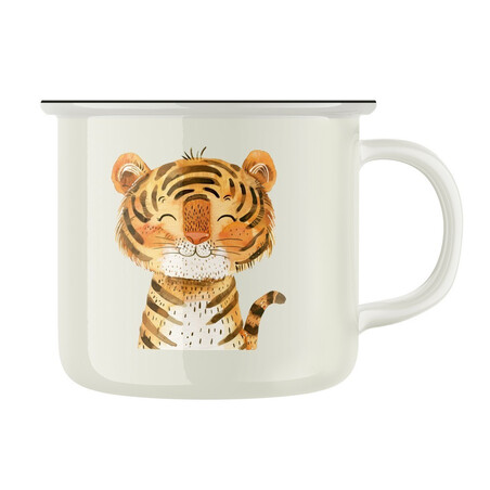 Keramický retro hrnek "Tygr"