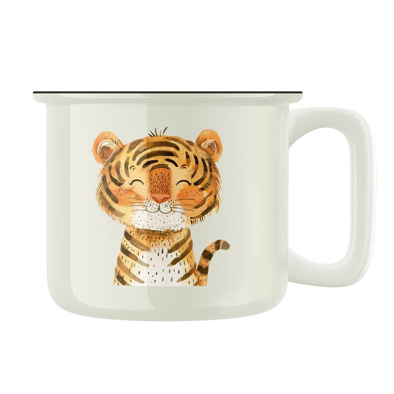 Keramický retro hrnek "Tygr"