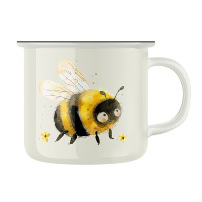 Keramický retro hrnek "Včelka"