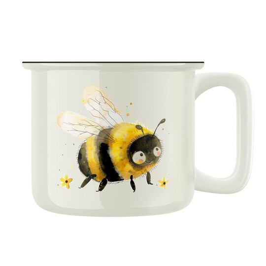 Keramický retro hrnek "Včelka"