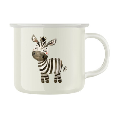 Keramický retro hrnek "Zebra"
