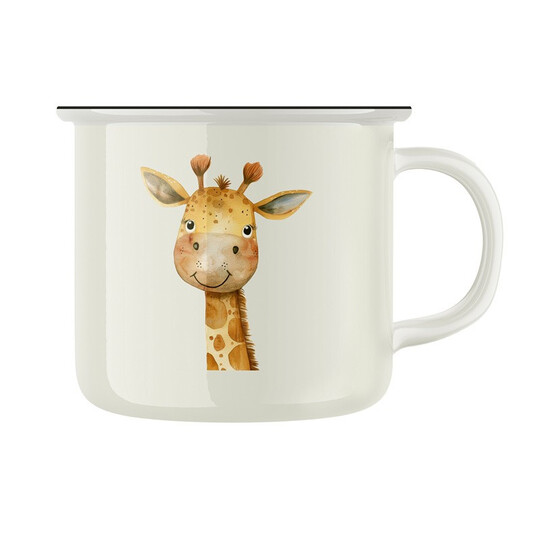 Keramický retro hrnek "Žirafa"