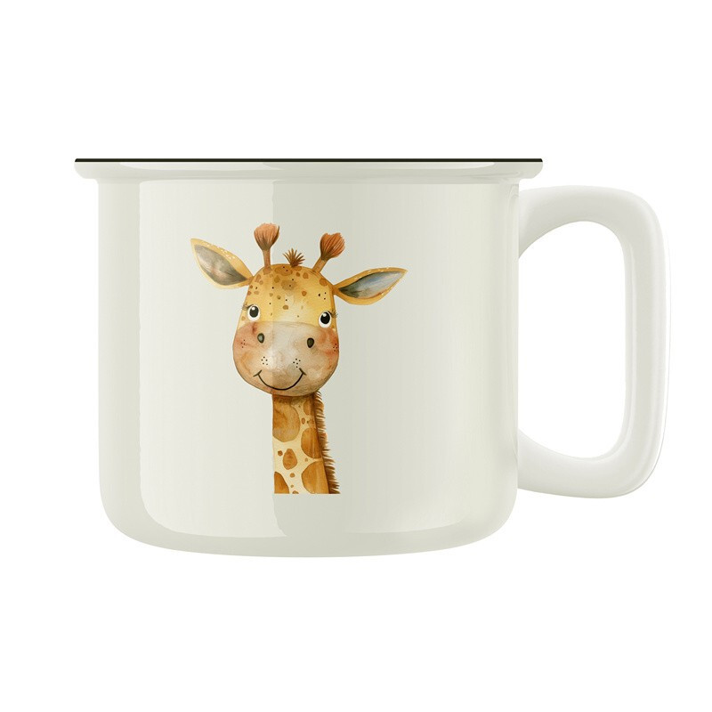 Keramický retro hrnek "Žirafa"