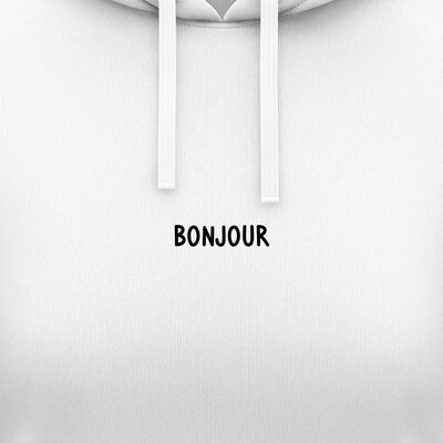 Dámské mikiny s kapucí "BONJOUR"