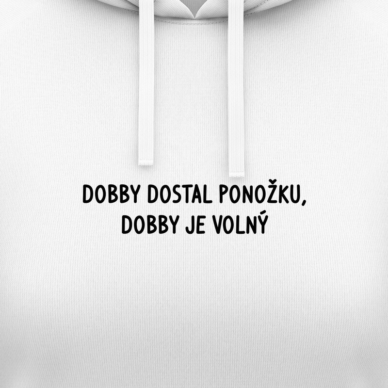 Dámská mikina s kapucí "DOBBY DOSTAL PONOŽKU