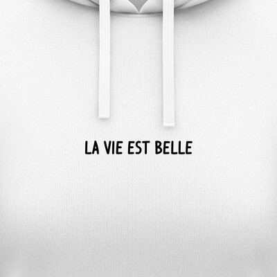 Dámské mikiny s kapucí "LA VIE EST BELLE"