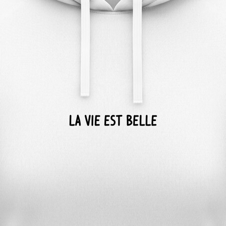 Dámské mikiny s kapucí "LA VIE EST BELLE"