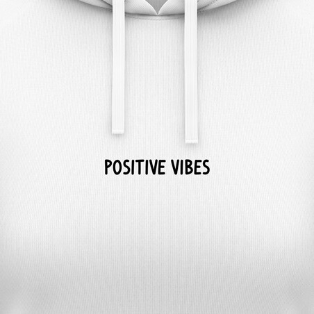 Dámské mikiny s kapucí "POSITIVE VIBES"