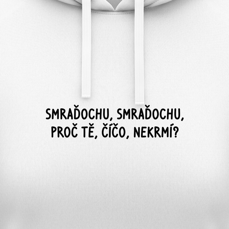 Dámská mikina s kapucí "SMRAĎOCHU