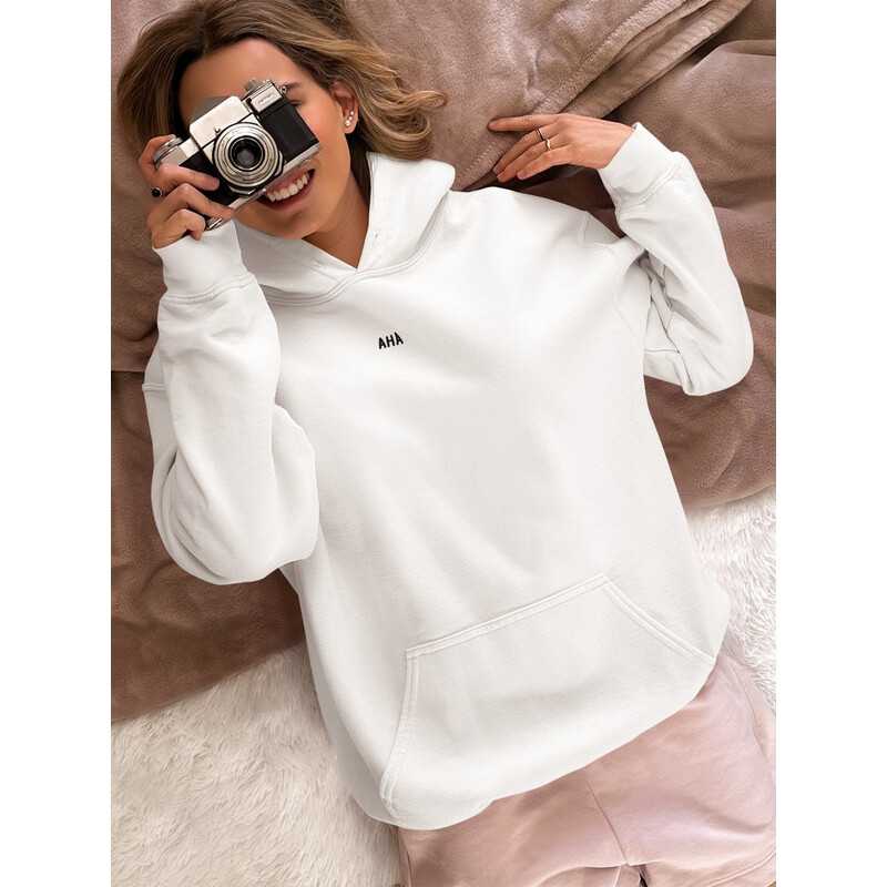 Dámská mikina s kapucí "USMĚJ SE"