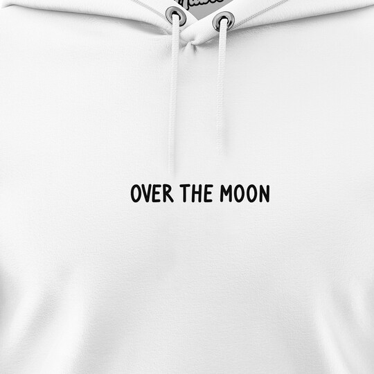 Pánské mikiny s kapucí "OVER THE MOON"