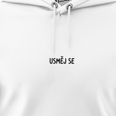 Pánské mikiny s kapucí "USMĚJ SE"