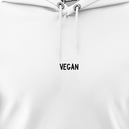Pánské mikiny s kapucí "VEGAN"