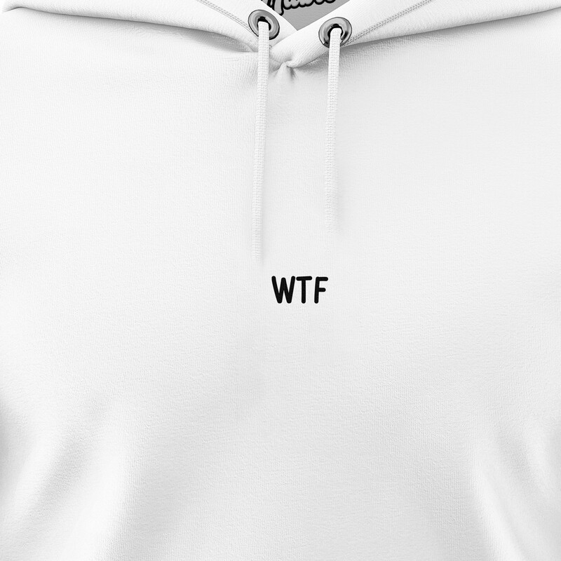 Pánské mikiny s kapucí "WTF"