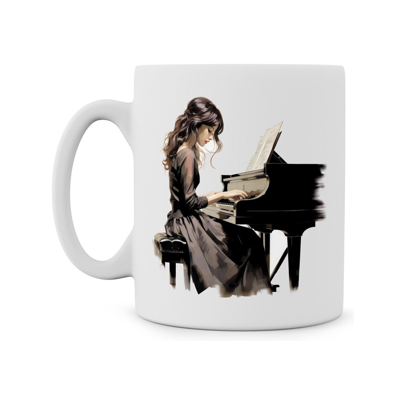 Hrnek "Pianistka"
