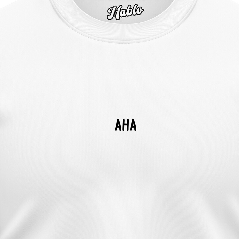 Pánské mikiny bez kapuce "AHA"