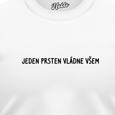 Pánské mikiny bez kapuce "JEDEN PRSTEN VLÁDNE VŠEM"