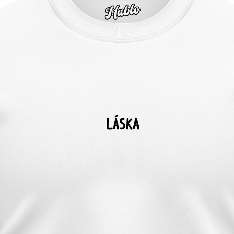 Pánské mikiny bez kapuce "LÁSKA"