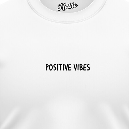 Pánské mikiny bez kapuce "POSITIVE VIBES"