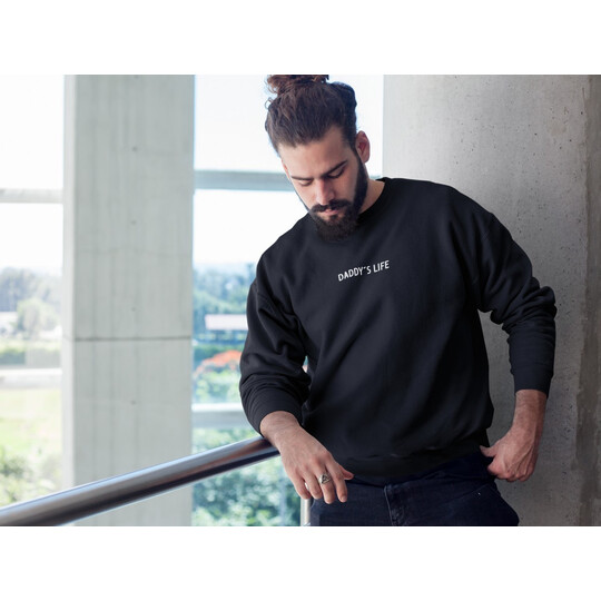 Pánské mikiny bez kapuce "POSITIVE VIBES"