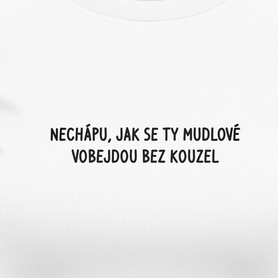 Bavlněné dívčí tričko "Nechápu